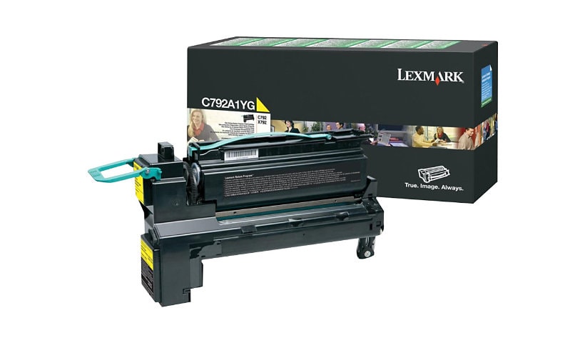 Lexmark - yellow - original - toner cartridge - LCCP, LRP