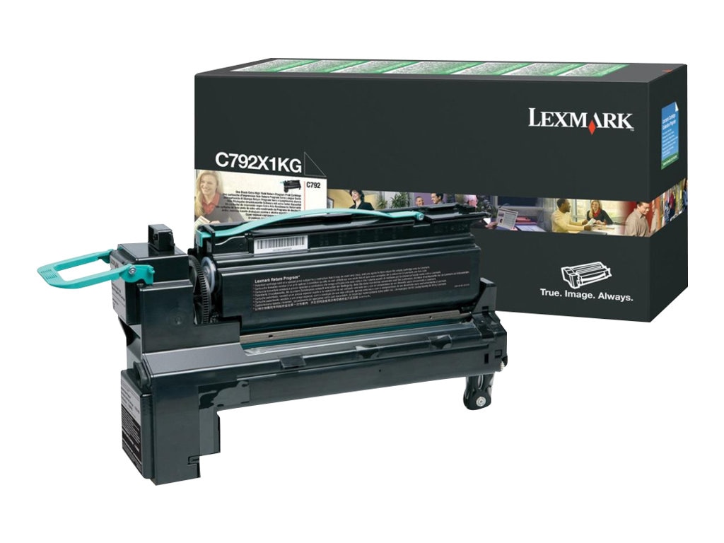 Lexmark - Extra High Yield - black - original - toner cartridge - LCCP, LRP