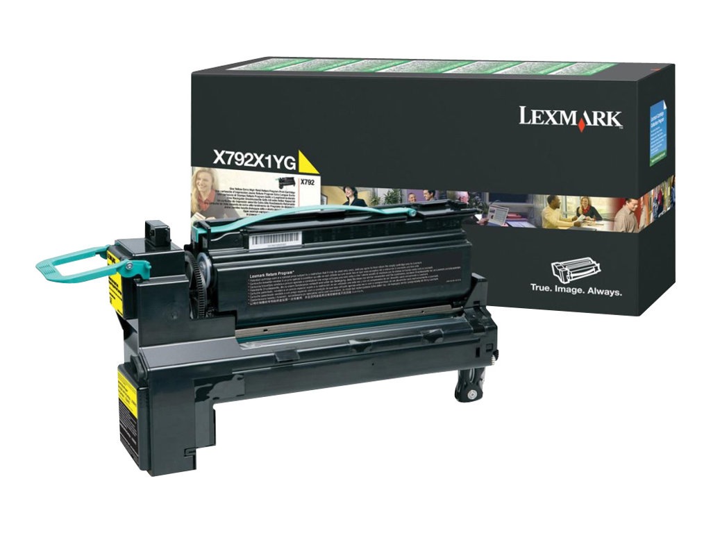 Lexmark - Extra High Yield - yellow - original - toner cartridge - LCCP, LRP