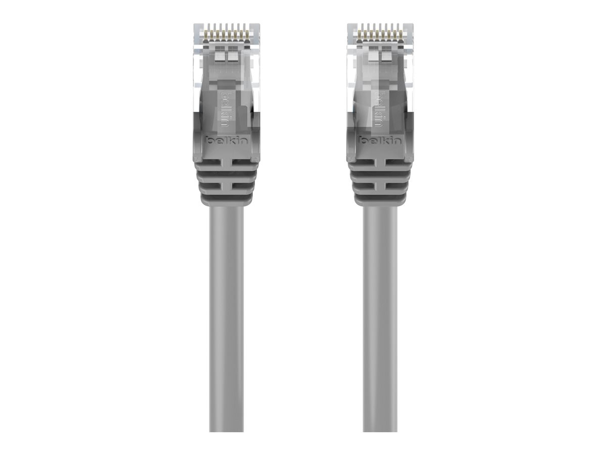 Belkin CAT5e/CAT5, 1ft, Gray, Snagless, UTP, RJ45 Patch Cable