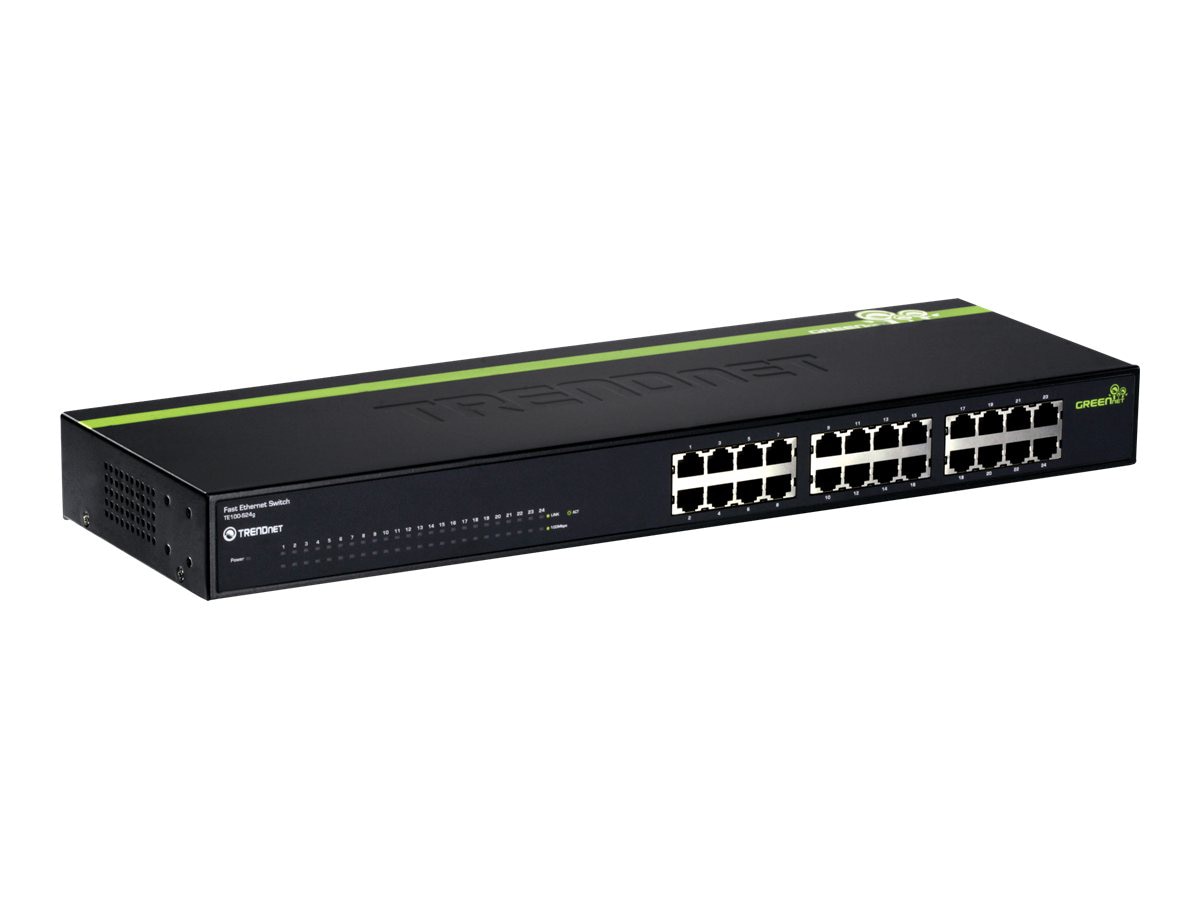 TRENDnet TE100 S24g - switch - 24 ports