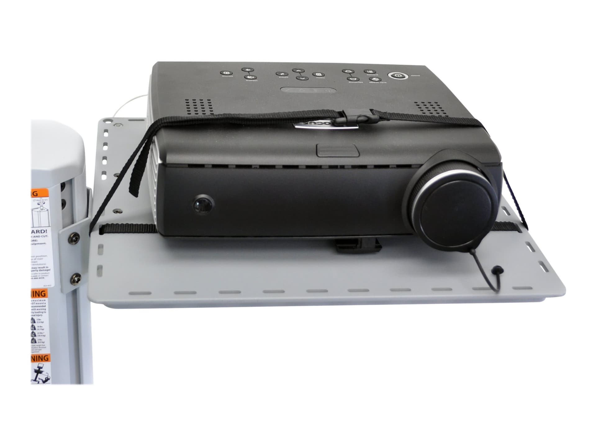 Ergotron Large Utility Shelf shelf - for projector / printer - gray