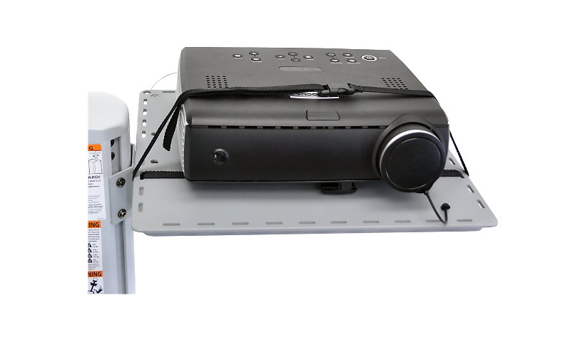 Ergotron Large Utility Shelf - shelf - for projector / printer - gray