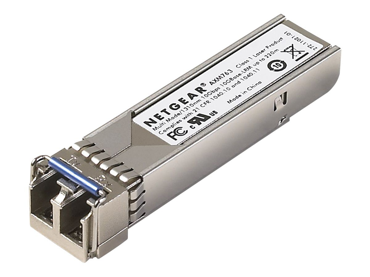 NETGEAR Gigabit Ethernet LRM Fiber Connectivity 10GBase/SFP+ LC (AXM763)