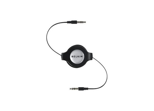 Belkin Retractable Car Stereo Cable for iPod and iPhone - audio cable - 1.5 m