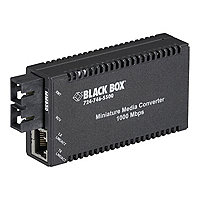Black Box Miniature Media Converter - fiber media converter - 1GbE