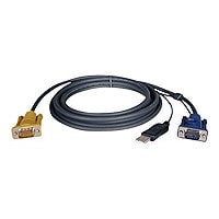 Tripp Lite 19ft USB Cable Kit for KVM Switch 2-in-1 B020 / B022 Series KVMs 19' - câble vidéo / USB - 5.79 m
