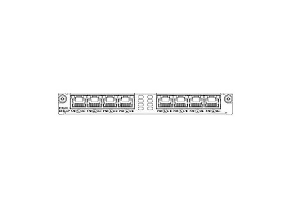 Cisco Gigabit EtherSwitch EHWIC - switch - 8 ports - plug-in module