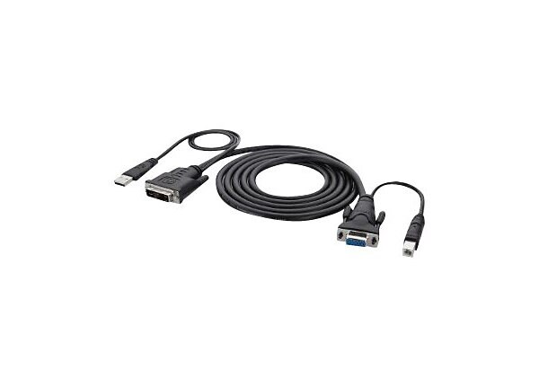 Belkin Secure KVM Cable Kit - video / USB cable - 10 ft - B2B
