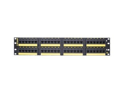 Ortronics Clarity10G patch panel - 2U - 19"