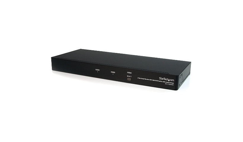 StarTech.com 2 Port Quad Monitor Dual-Link DVI KVM Switch w/ Audio