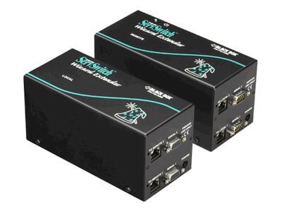 Black Box ServSwitch Wizard Extender Single-Access Dual-Head Serial Kit with Bidirectional Stereo Audio and Skew