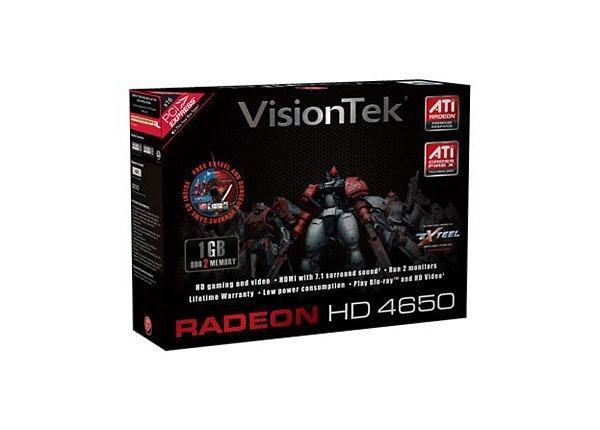 VisionTek Radeon HD 4650 - carte graphique - Radeon HD 4650 - 1 Go