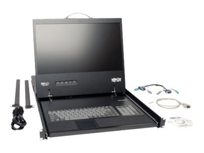 Thumbnail 3 of 9 for Eaton Tripp Lite Series 8-Port Rack Console Cat5 KVM Switch 1U RM 19" LCD Rackmount - KVM console - 19"