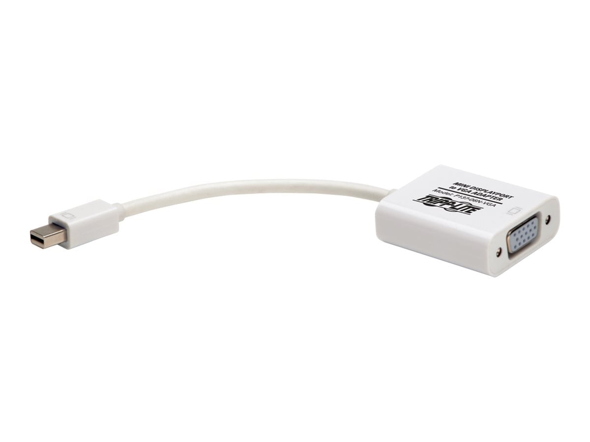 Tripp Lite Mini DisplayPort to VGA Adapter Converter Active mDP to VGA 6"