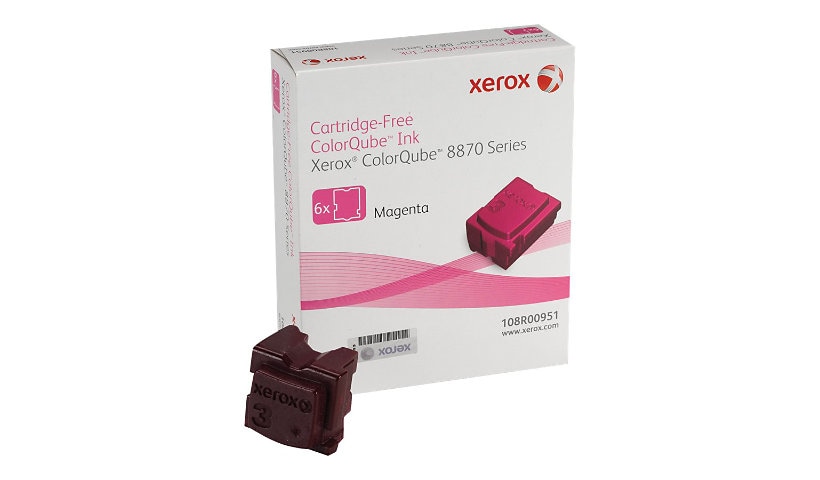 Xerox ColorQube 8870 - 6-pack - magenta - solid inks