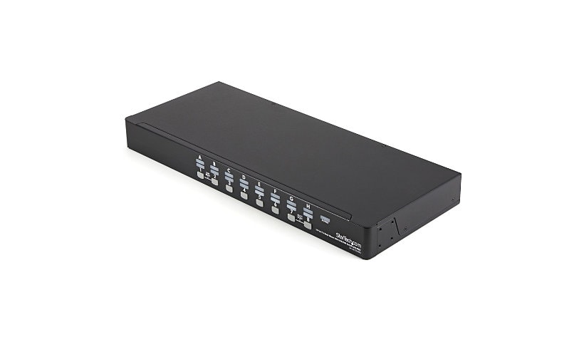 StarTech.com 16 Port 1U Rackmount USB KVM Switch Kit w/ OSD and Cables