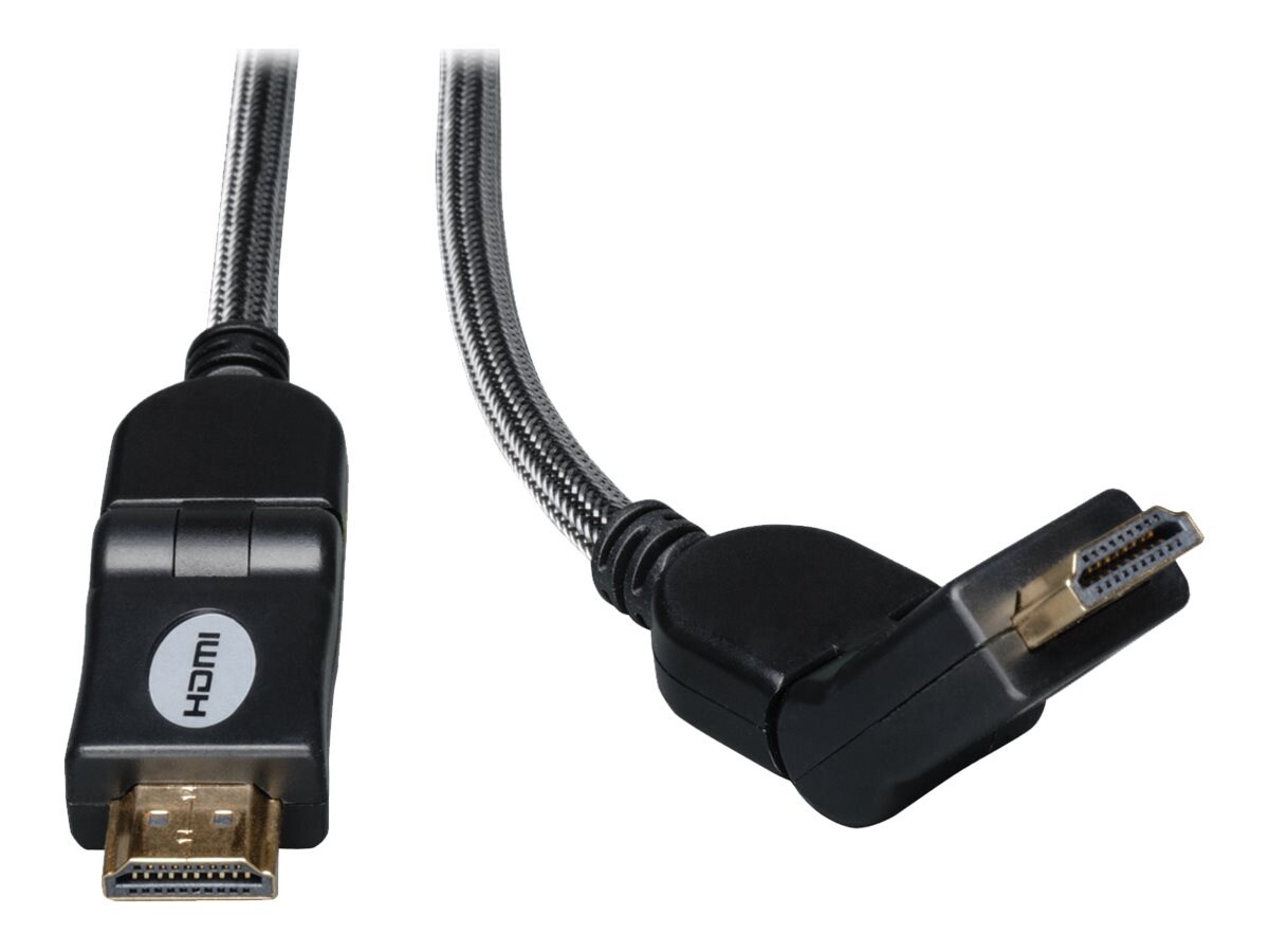 Eaton Tripp Lite Series High-Speed HDMI Cable with Swivel Connectors, Digital Video with Audio, UHD 4K (M/M), 6 ft.