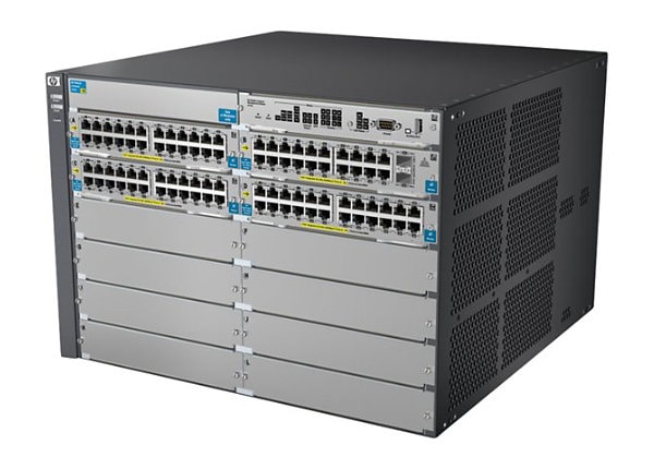Aruba 5412-92G-PoE+-2XG v2 zl - switch - 92 ports - managed - rack-mountable - with HP 5400 zl Switch Premium License