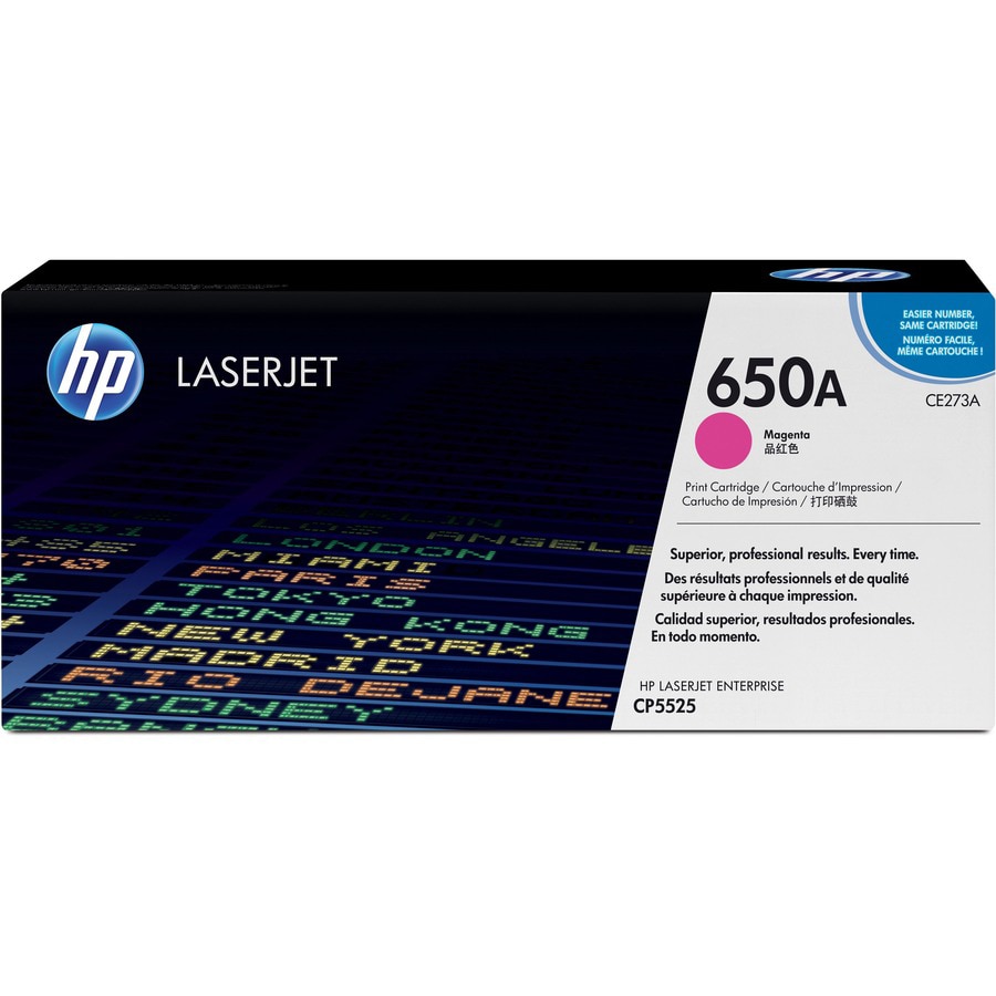 HP 650A (CE273A) Magenta Original LaserJet Toner Cartridge