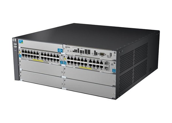 Aruba 5406-44G-PoE+-2XG v2 zl - switch - 44 ports - managed - rack-mountable - with HP 5400 zl Switch Premium License