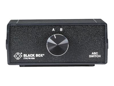 Black Box ABC Manual Switch - commutateur - 2 ports