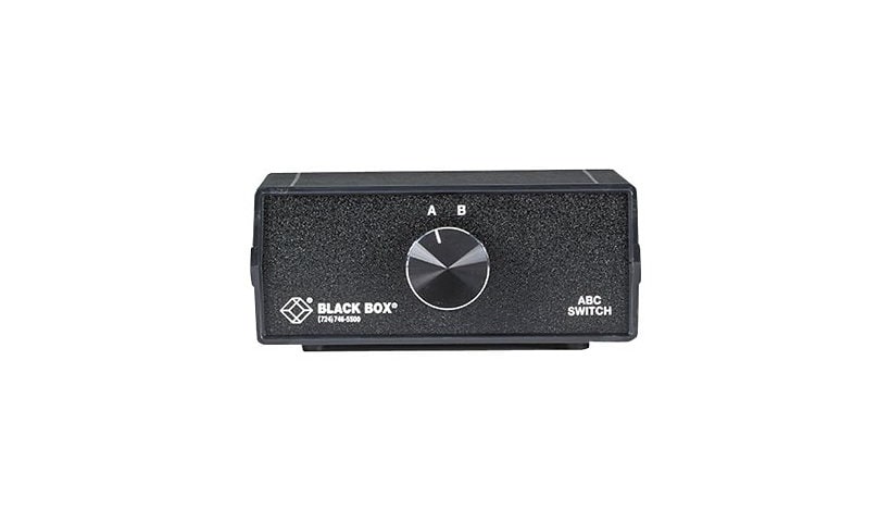 Black Box ABC Manual Switch - switch - 2 ports