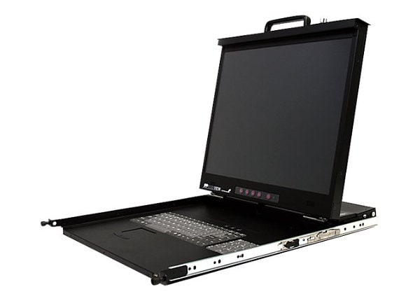 StarTech.com 1U 20" High Res Rackmount LCD Console for 19in Rack