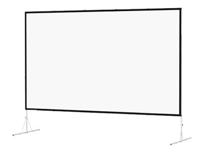 Da-Lite Fast-Fold Deluxe Screen System Wide Format - projection screen with legs - 163" (163 in)