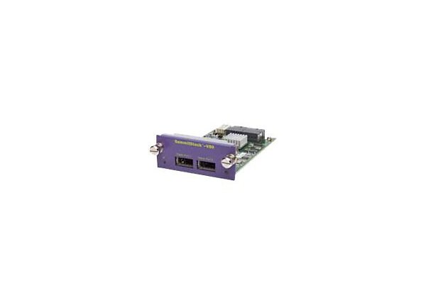 Extreme Networks Summit X460 SummitStack-V80 - network stacking module - 2 ports