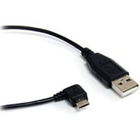 StarTech.com 6 ft Micro USB Cable - A to Right Angle Micro B