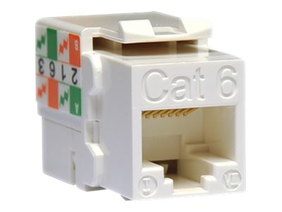 Tripp Lite Cat6/Cat5e 110 Punch Down Keystone Jack - modular insert