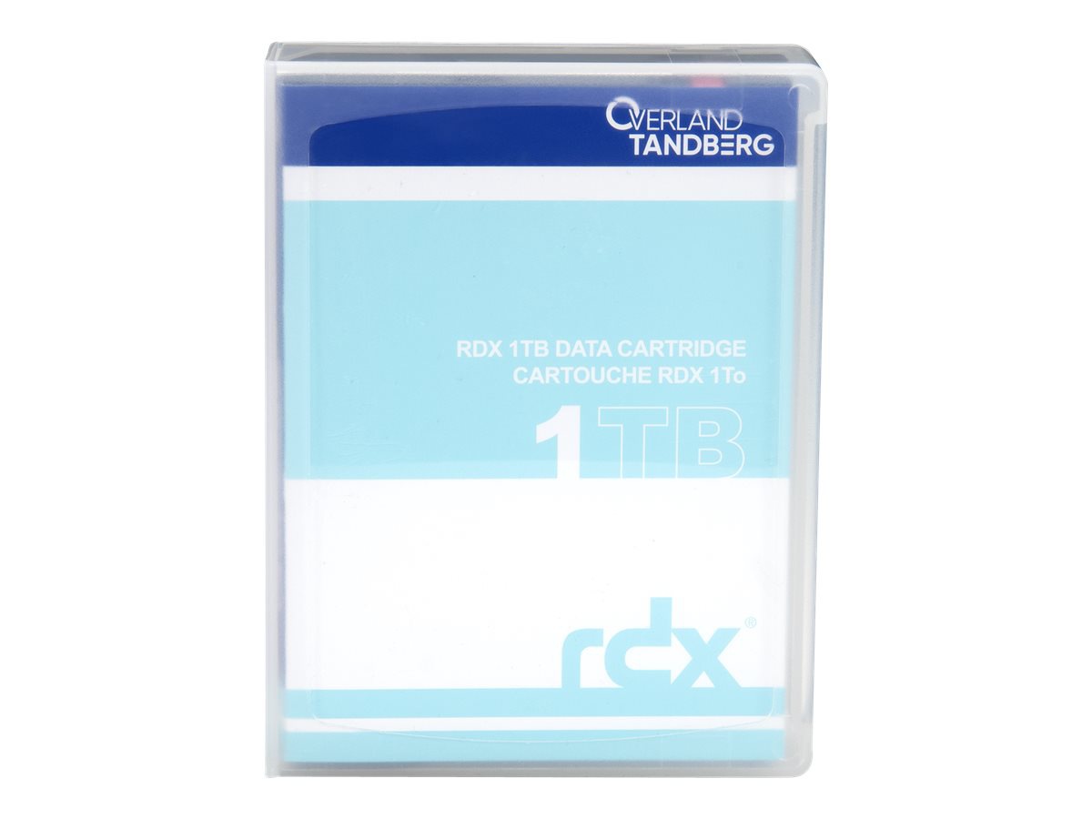 Overland-Tandberg - RDX HDD cartridge x 1 - 1 TB - storage media