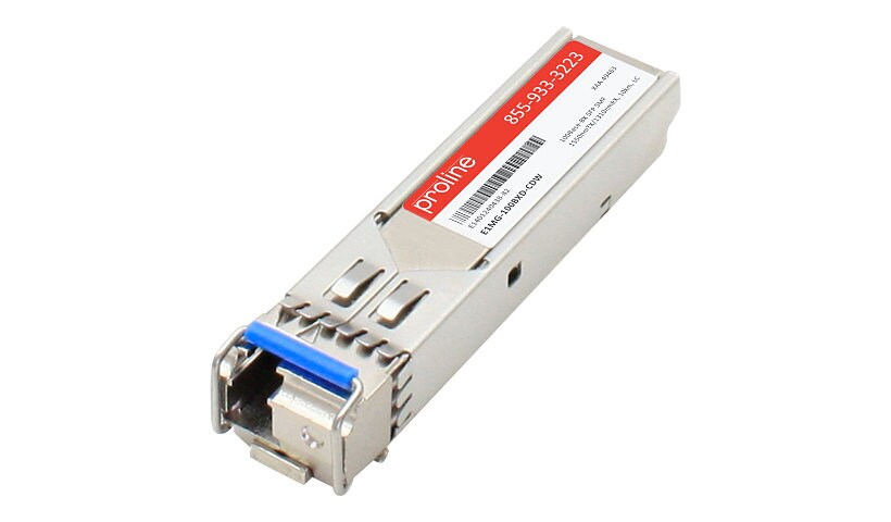 Proline E1MG-100BXD Compatible 100Base-BXD SFP 1550TX/1310RX 10KM