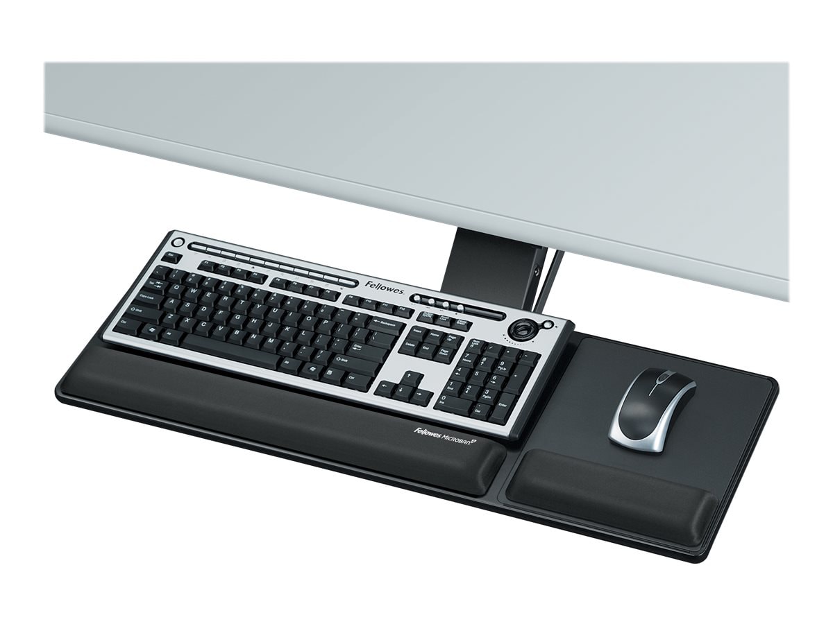 Fellowes Designer Suites Compact Keyboard Tray - keyboard/mouse tray