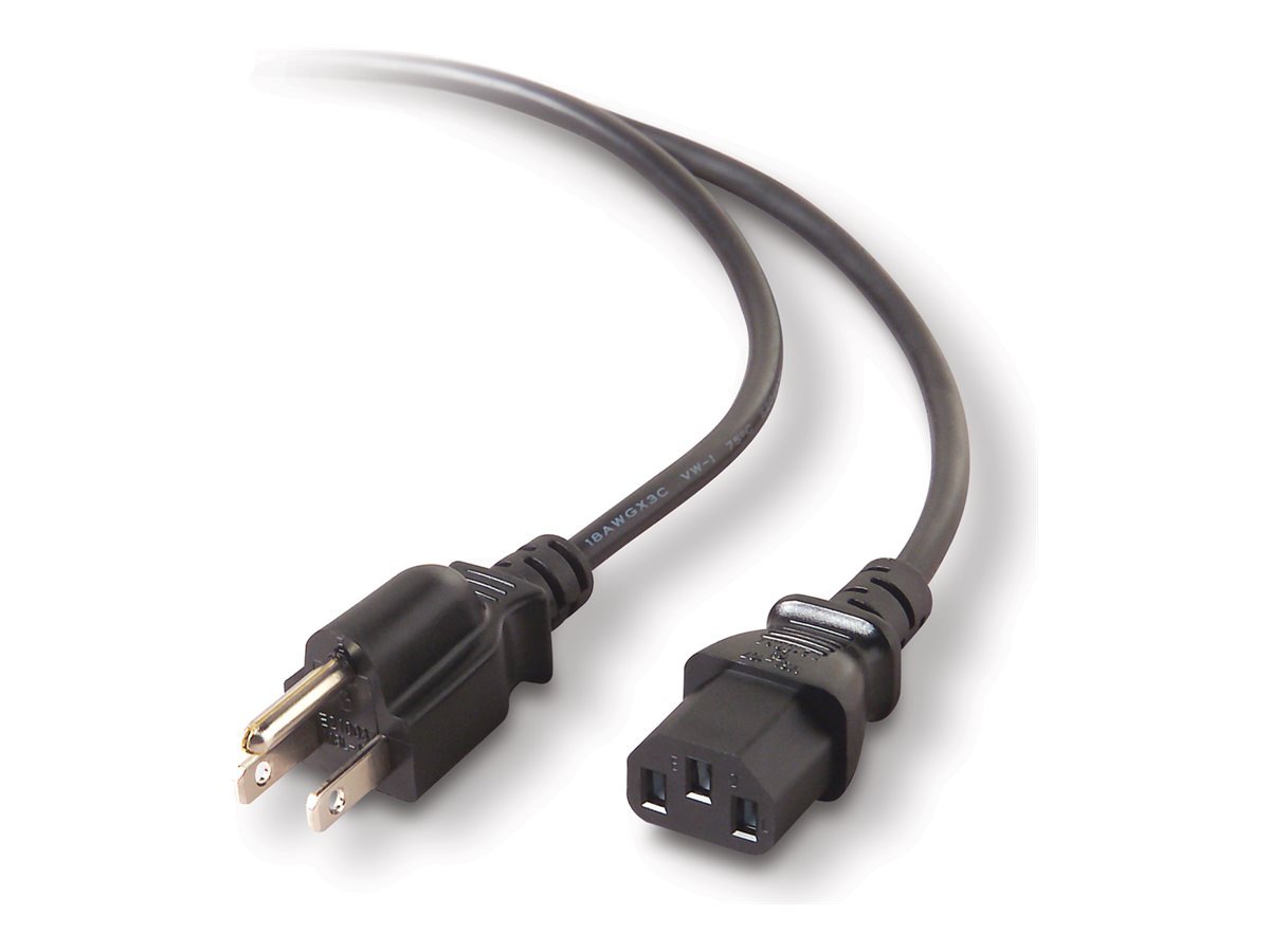 Belkin 3' Pro Series Computer AC Power Replacement Cable