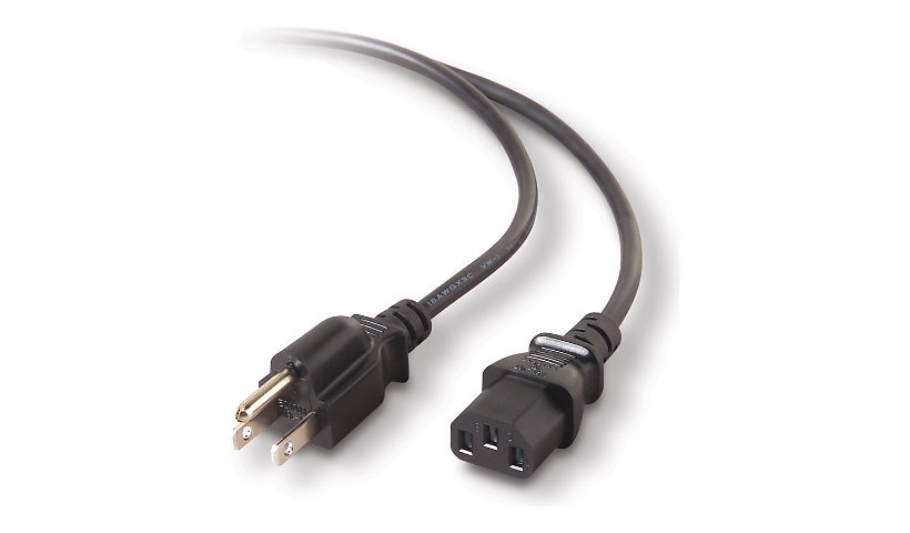 Belkin - power cable - NEMA 5-15 to power IEC 60320 C13 - 3 ft