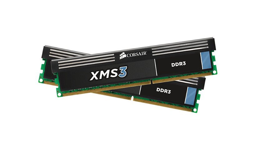 CORSAIR XMS3 - DDR3 - 8 GB: 2 x 4 GB - DIMM 240-pin - unbuffered