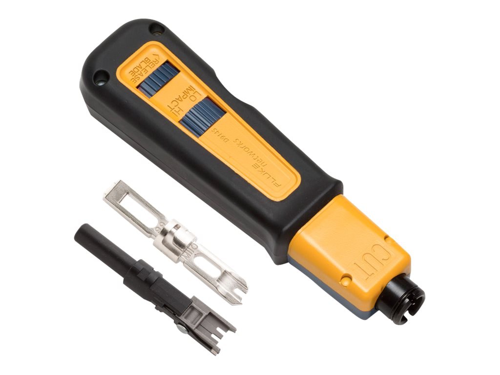 Fluke Networks D914S Impact Punch Down Tool with BIX and EverSharp 66/110 C