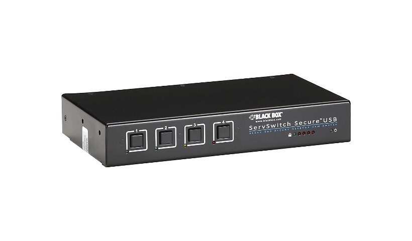 Black Box ServSwitch Secure - KVM switch - 4 ports