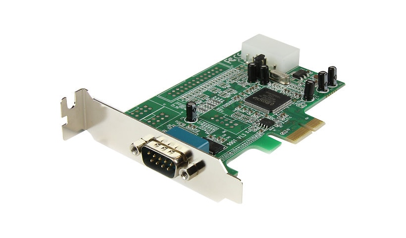 StarTech.com 1 Port Low Profile Native RS232 PCIe Serial Card w/16550 UART