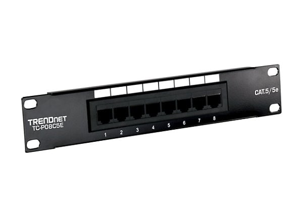 TRENDNET 8-PORT CAT 5E UTP PATCH PAN