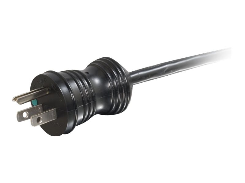 C2G 15ft Hospital Grade Power Cord - 16 AWG - NEMA 5-15P to IEC320C13 - TAA Compliant - Black