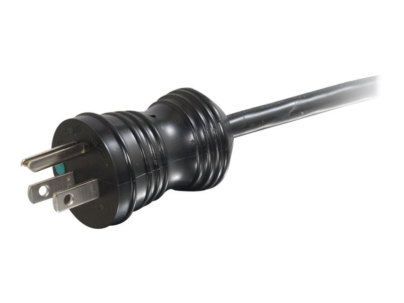 C2G 6ft 18 AWG Hospital Grade Power Cord (NEMA 5-15P to IEC320C13) - Black - power cable - 6 ft