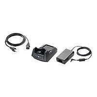 Zebra Single Slot USB Charging Cradle Kit - power adapter + battery char