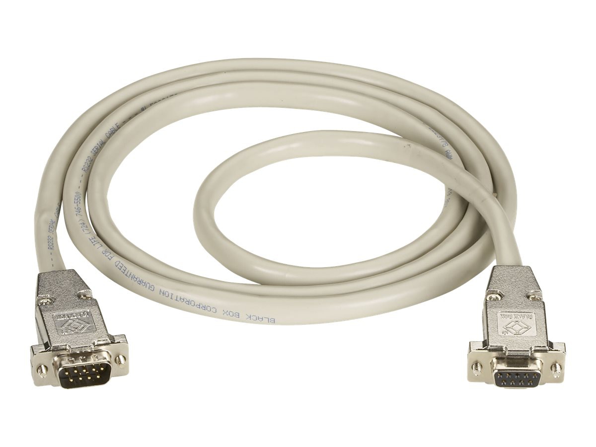 Black Box - serial cable - DB-9 to DB-9 - 5 ft
