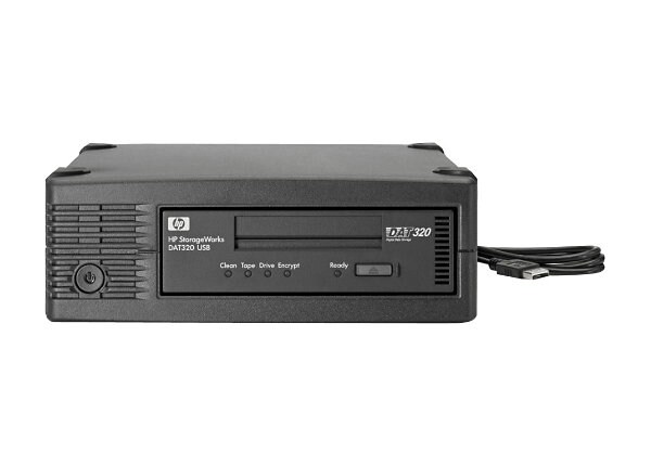 HPE StorageWorks DAT 320 USB Internal Tape Drive with 1U USB Rack-Mount Kit - tape drive - DAT - USB 2.0