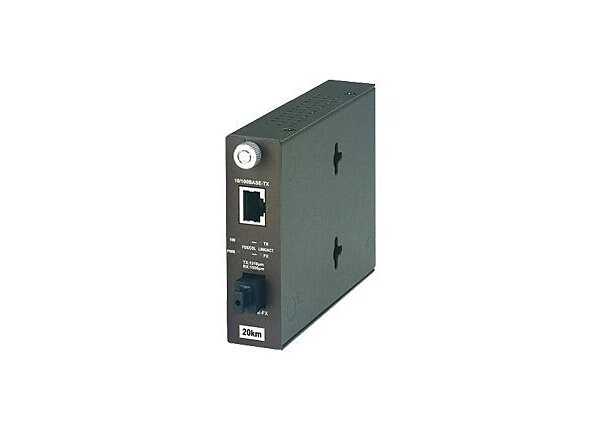 TRENDnet TFC-110 S20D5 - fiber media converter - Ethernet, Fast Ethernet