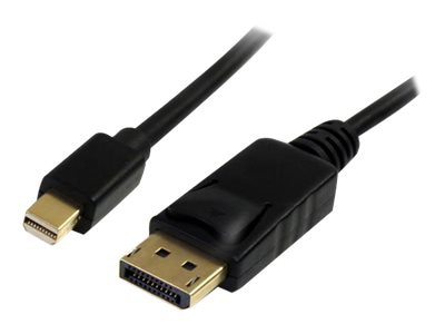 StarTech.com 3ft (1m) Mini DisplayPort to DisplayPort 1.2 Cable, 4K x 2K mDP to DisplayPort Adapter Cable, Mini DP to DP