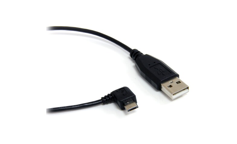 StarTech USB 2.0 Type-A to Micro-USB Cable (Black, 1')